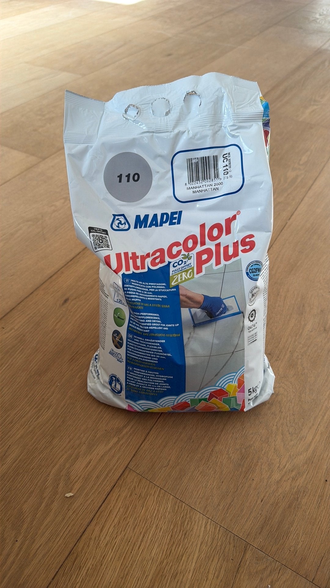 Mapei voeg, Enlèvement