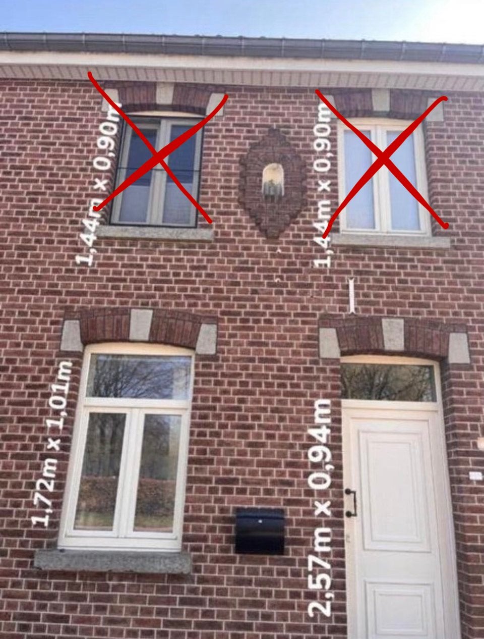 2 deuren en 2 vensters, Ophalen of Verzenden
