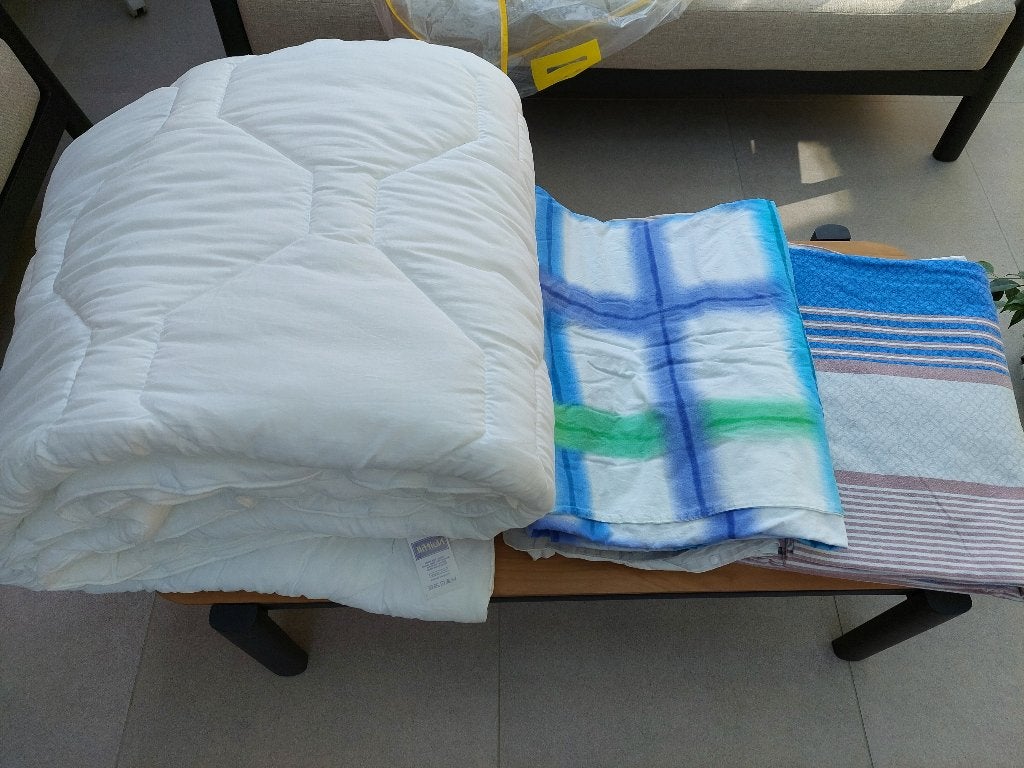 Dekbed 270/220 + overtrek, Enlèvement, Utilisé, Deux personnes, Couverture ou Couette