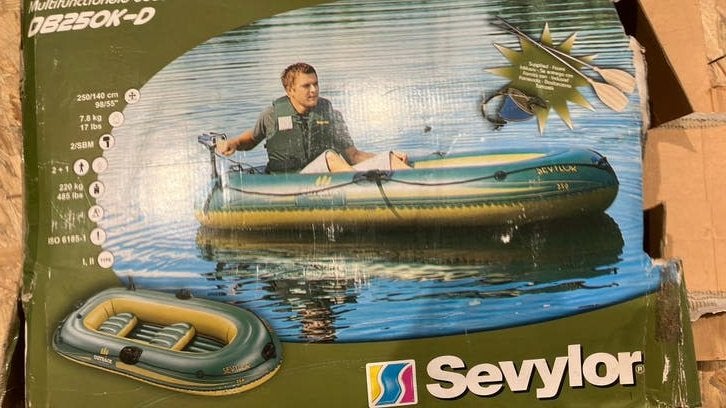 Opblaasbare boot, Watersport en Boten, Ophalen, Zo goed als nieuw