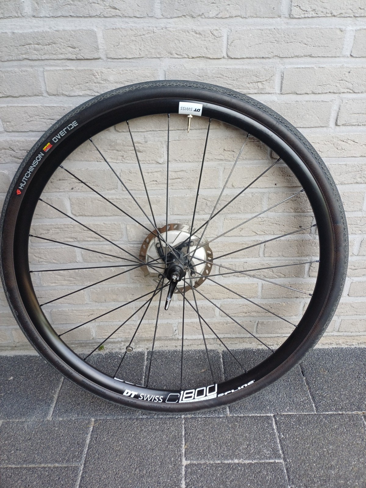 DT Swiss p1800 spline wielen disc, Fietsen en Brommers, Fietsonderdelen, Dt swiss, Ophalen of Verzenden, Zo goed als nieuw, Aluminium