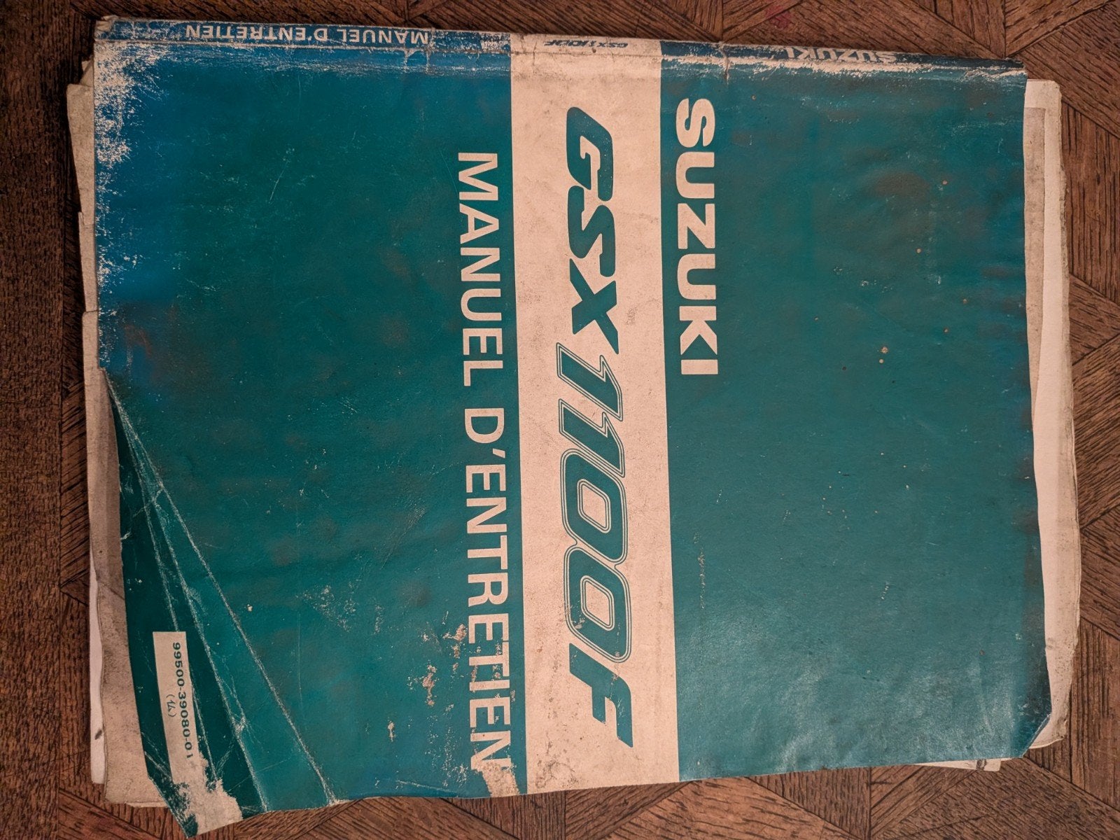 Suzuki GSX 1100F servicehandboek uit 1987, Ophalen, Suzuki