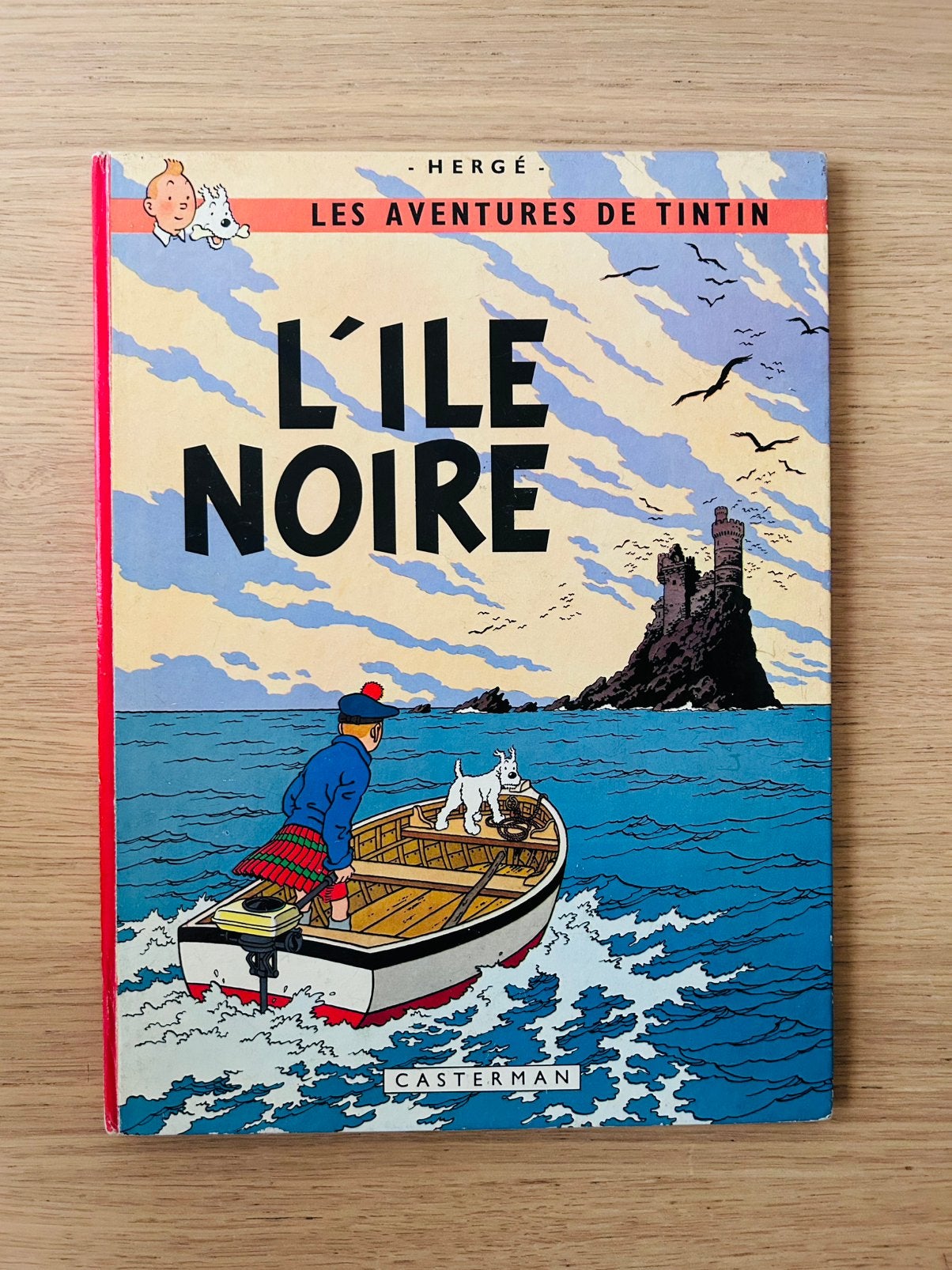 Tintin - L'île Noire B36 1966, Livres, Enlèvement ou Envoi, Utilisé
