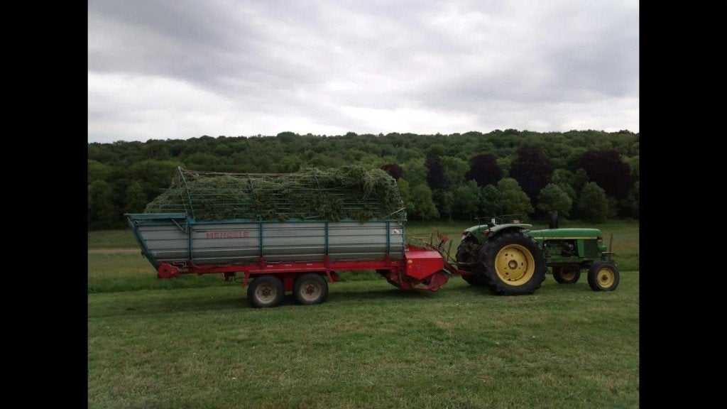 Opraapwagen, Zakelijke goederen, Landbouw | Werktuigen, Ophalen