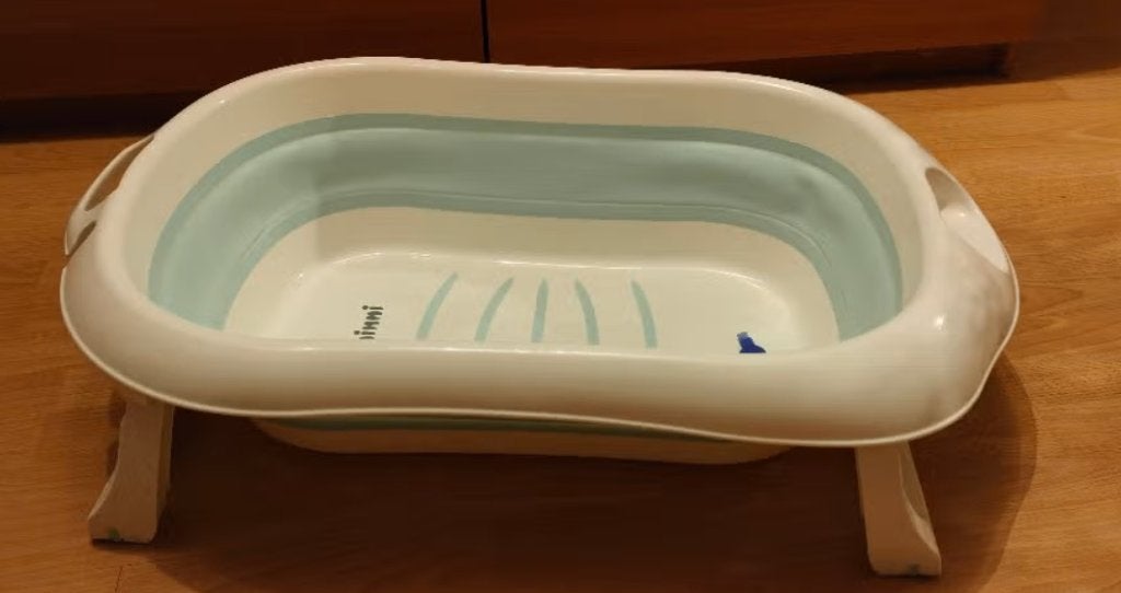 Baignoire bébé pliable Baninni - Excellent état, Autres marques, Comme neuf, Enlèvement, Standard