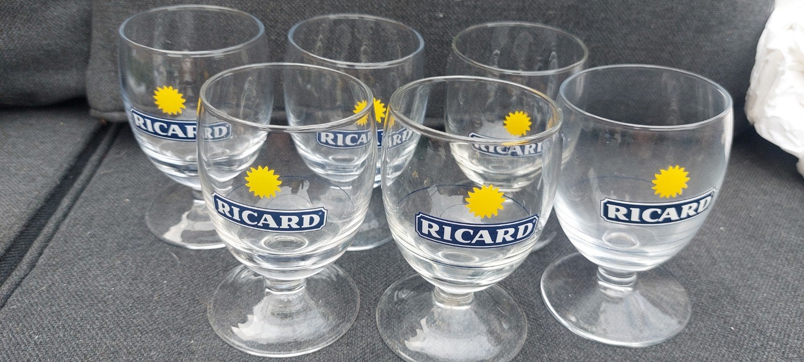 6 verres ricard petit soleil, Collections, Marques & Objets publicitaires, Enlèvement ou Envoi