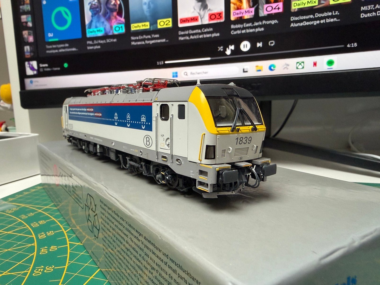 Sncb LS Models HLE 1839 DCC Sound, Hobby & Loisirs créatifs, Trains miniatures | HO, Autres marques, Enlèvement ou Envoi, Comme neuf