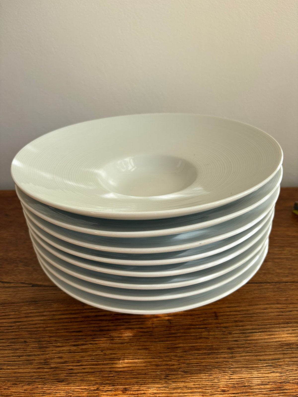 8 porseleinen pastaborden / gourmetborden 27 cm)”, Maison & Meubles, Enlèvement, Comme neuf, Porcelaine, Assiettes(s)
