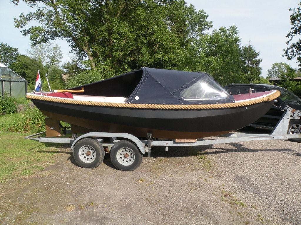 sloep vlet met yanmar diesel   lengte 620cm, Gebruikt, Staal, Binnenboordmotor, Diesel