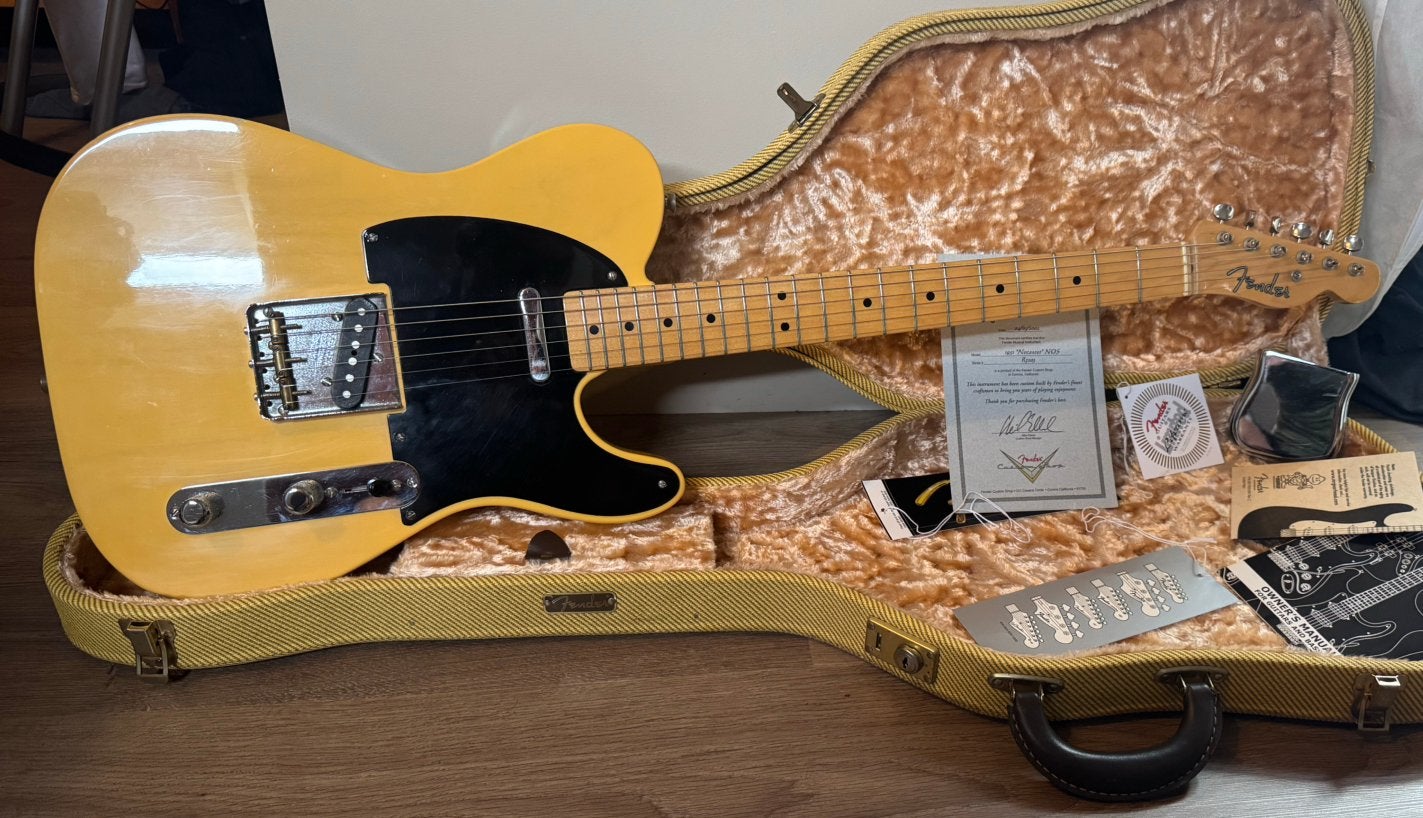 Custom shop nocaster en stratocaster .moet nu weg, Musique & Instruments, Instruments à corde | Guitares | Électriques, Utilisé