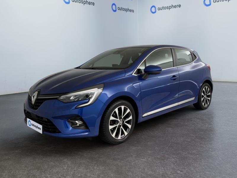 Renault Clio Intens Gps Camera360 Capteurs Av/Ar*Clim auto, Blauw, Bedrijf, 5 deurs, Emergency brake assist