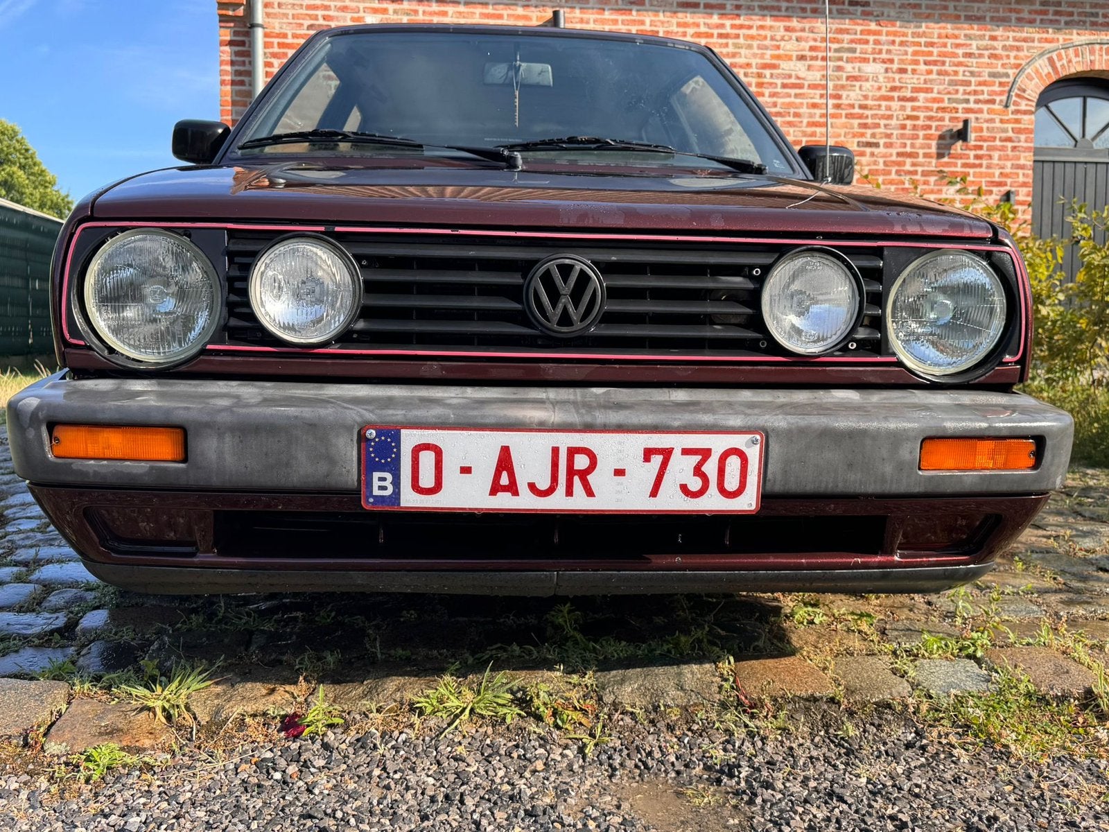 Vw golf mk2 1989 1.6l diesel, Autos, Oldtimers & Ancêtres, Autres couleurs, Particulier, Tissu, 55 kW