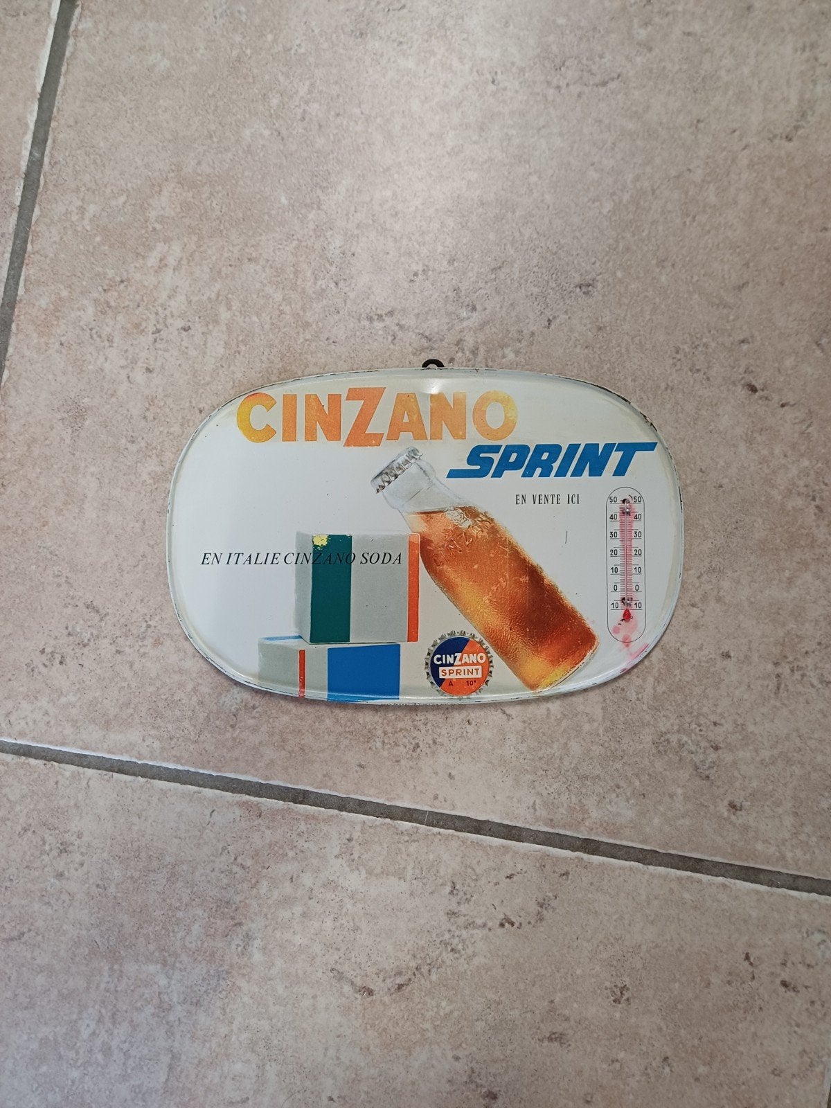 Cinzano thermometer, Ophalen of Verzenden