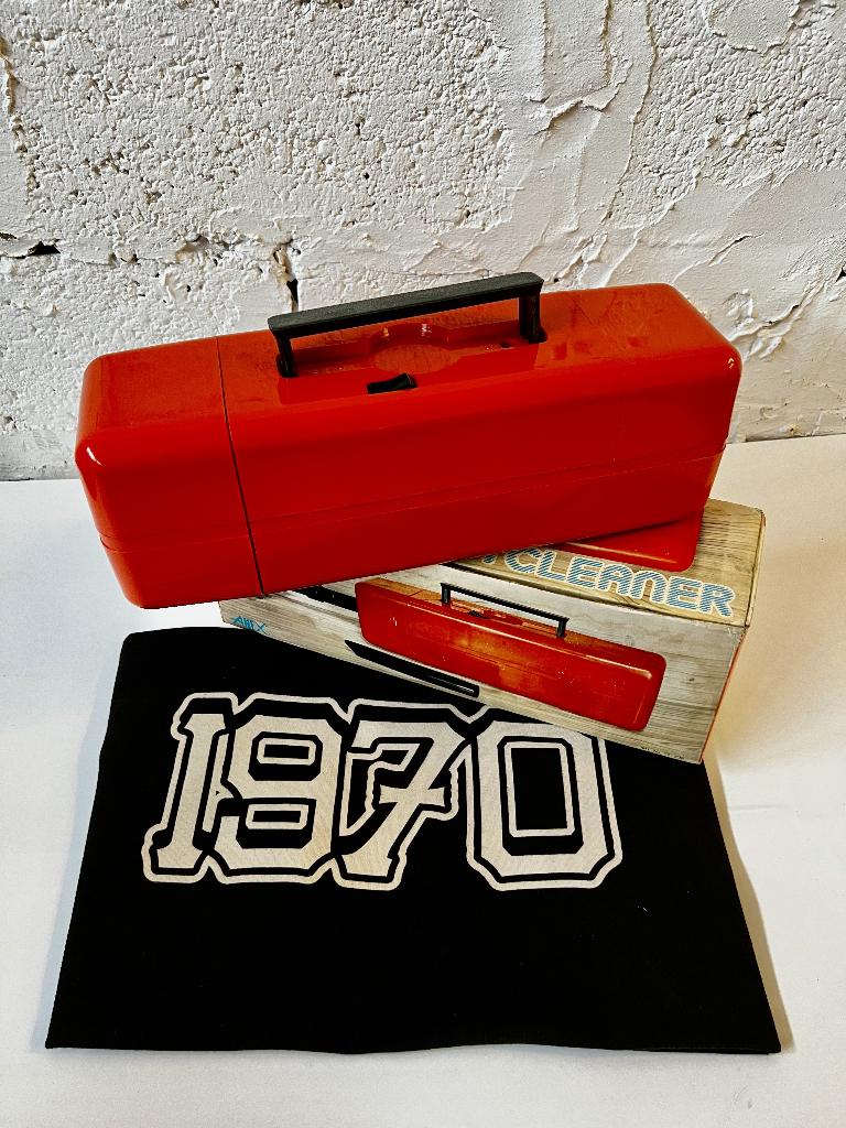 Orange Seventies - Vintage stofzuiger voor oldtimers, Verzamelen, Ophalen of Verzenden, Overige typen