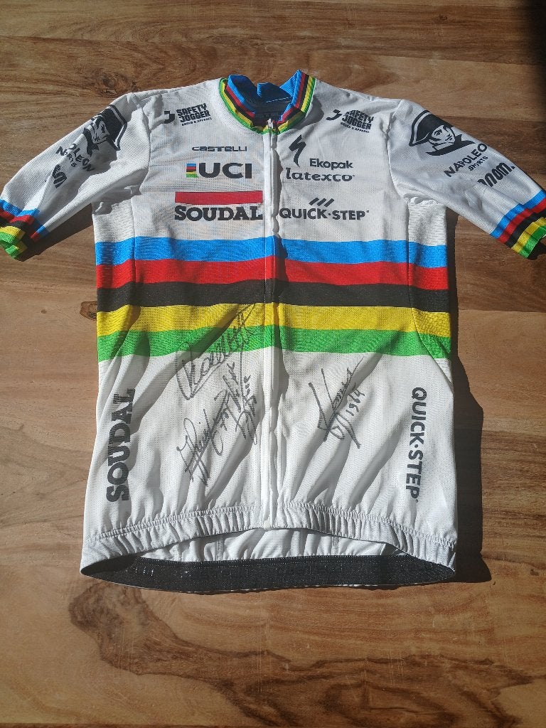 Wielertrui gesigneerd, Ophalen of Verzenden, Nieuw, Shirt, Castelli