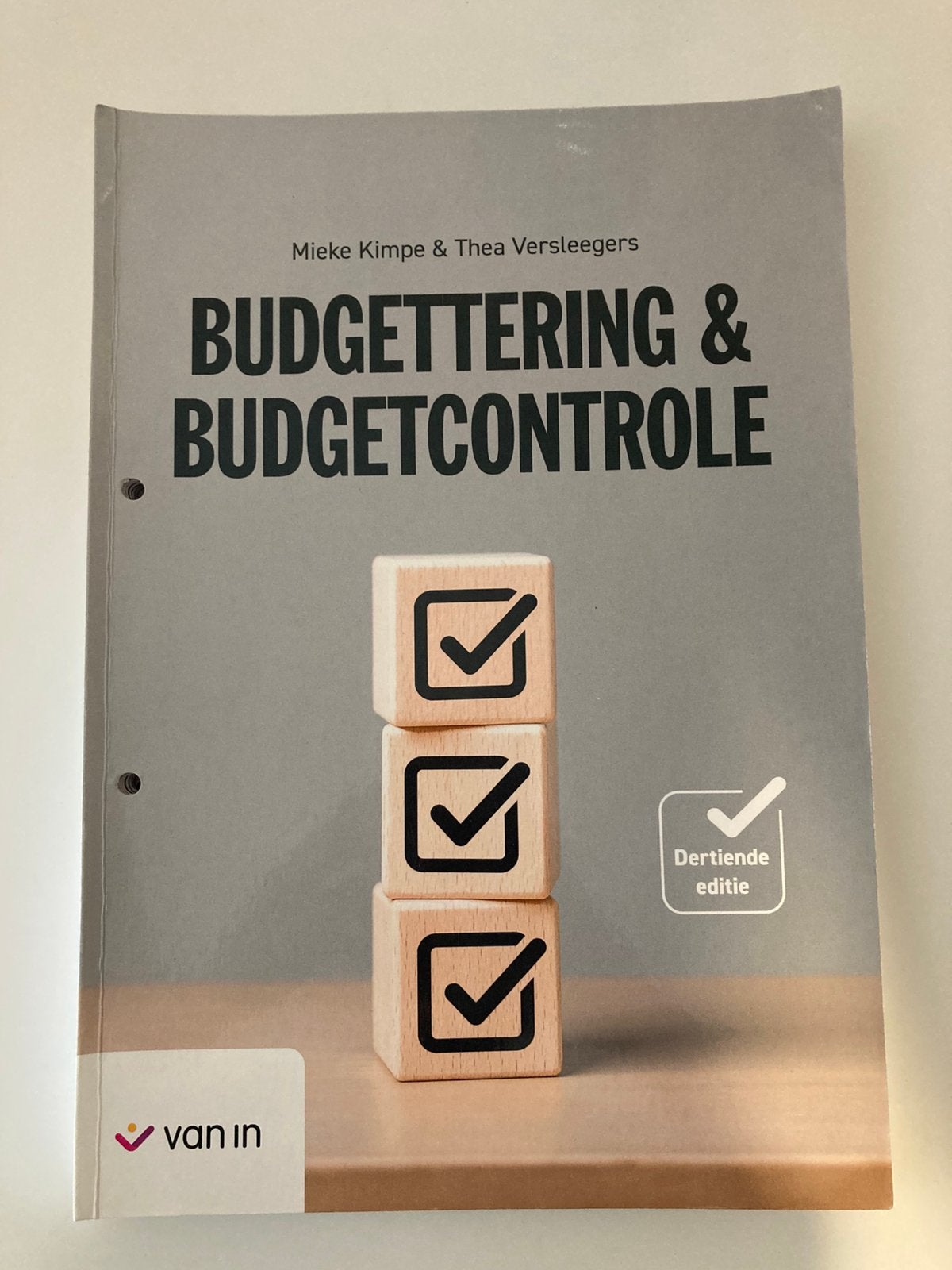 Budgettering en budgetcontrole (dertiende editie), Enlèvement ou Envoi, Comme neuf, Autres matières