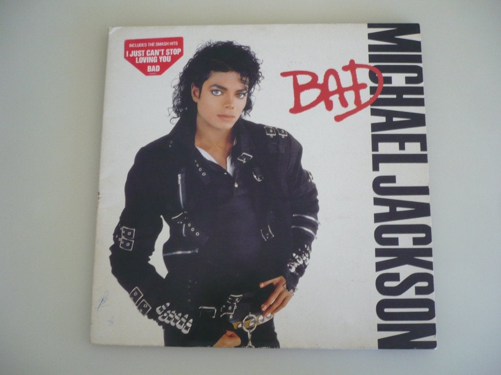 Vinyl LP Michael Jackson ( Bad ), LP, Gebruikt, Pop, Ophalen of Verzenden