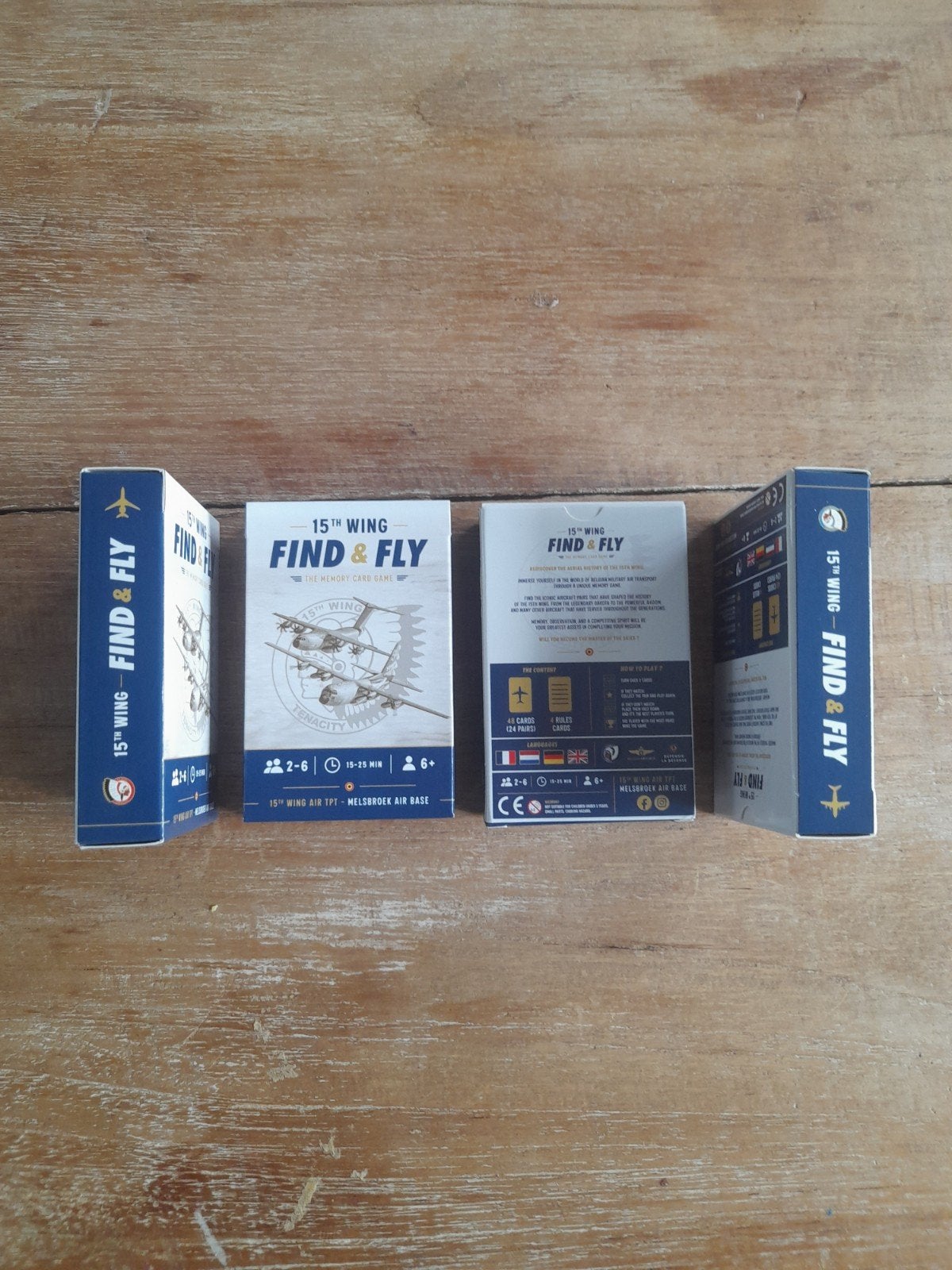 15TH Wing FIND & FLY le jeu de cartes mémoire, Collections, Aviation, Enlèvement ou Envoi, Neuf, Carte, Photo ou Gravure