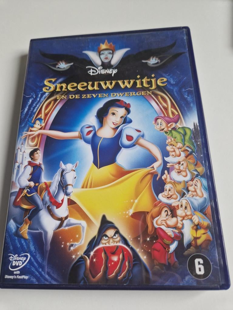 Dvd Sneeuwwitje, Alle leeftijden, Ophalen, Zo goed als nieuw, Tekenfilm