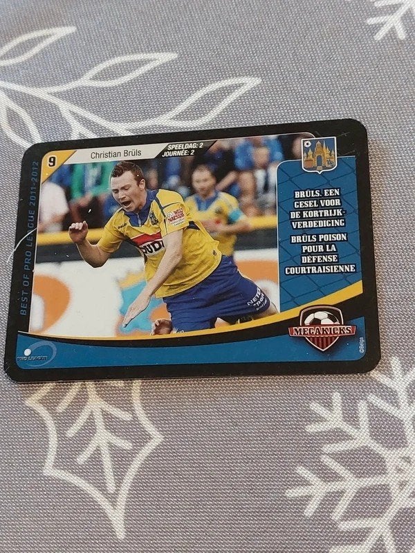 Voetbalkaart / Megakicks / Christian Brüls / KVC Westerlo, Verzamelen, Ophalen of Verzenden, Zo goed als nieuw, Spelerskaart