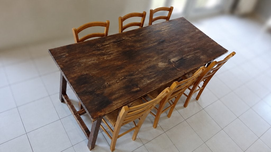 Ancienne table de ferme, Antiek en Kunst, Antiek | Meubels | Tafels, Ophalen
