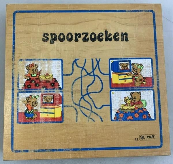 Spoorzoeken Rolf Educatief Leerspel Kleuterschool, Kinderen en Baby's, Verzenden, Zo goed als nieuw