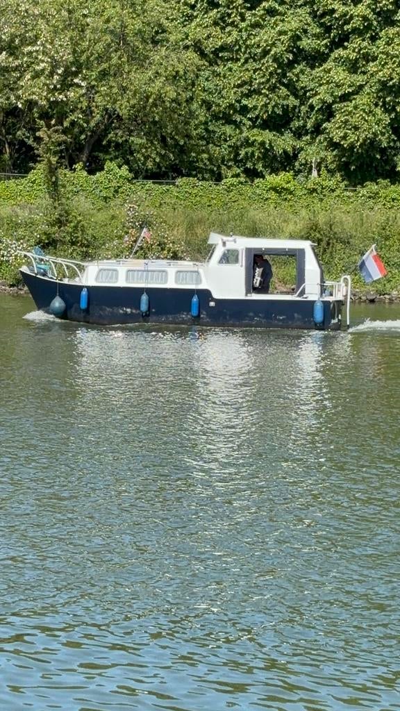 Boot cruiser kajuitboot, Watersport en Boten, Motorboten en Motorjachten, Ophalen, Gebruikt, Staal, Diesel