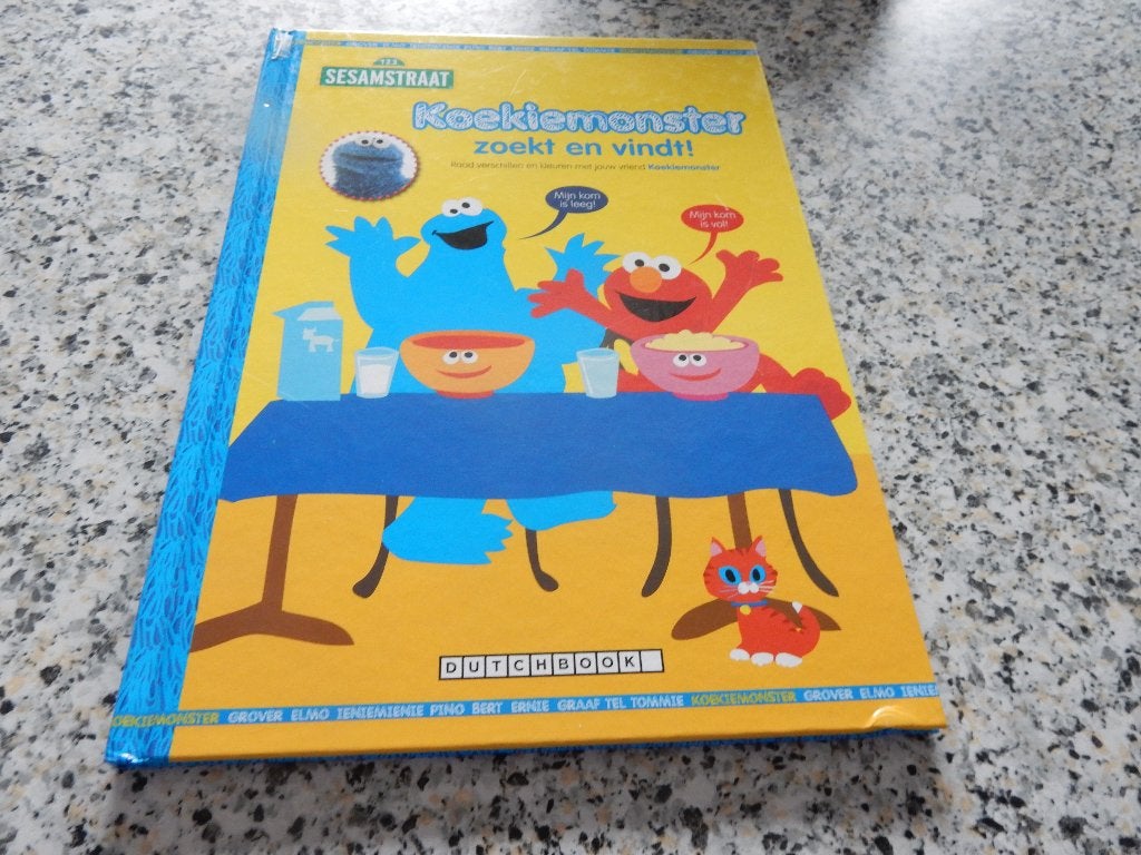 nr.563 - Koekiemonster zoekt en vindt! - kleuterboek, Ophalen of Verzenden, Fictie algemeen