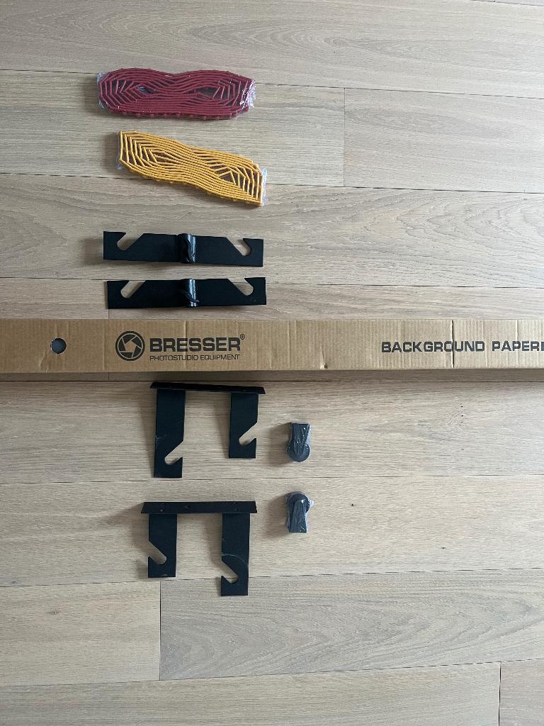 Bresser Paper Background en ophanghaken (nieuw), Enlèvement, Neuf, Arrière-plan