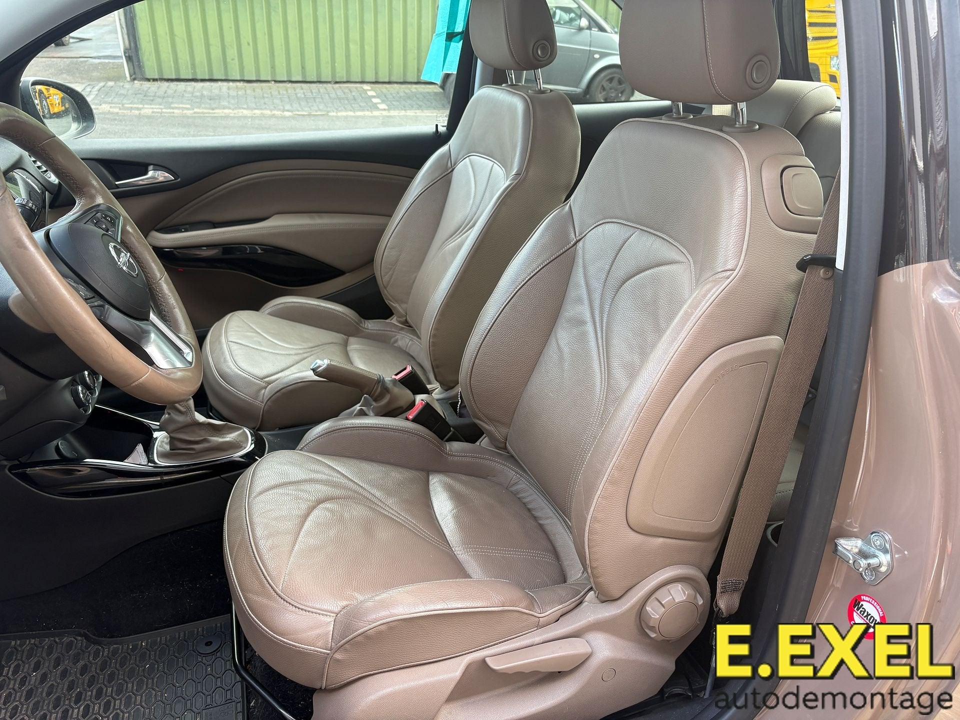 Bruin lederen interieur Opel Adam 2012-2019, Auto-onderdelen, Gebruikt, -, Opel, Ophalen of Verzenden