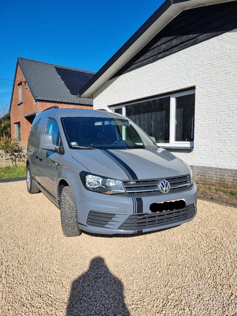VW Caddy 2.0 TDI  180pk, Auto's, Voorwielaandrijving, 4 cilinders, Volkswagen, Leder en Stof