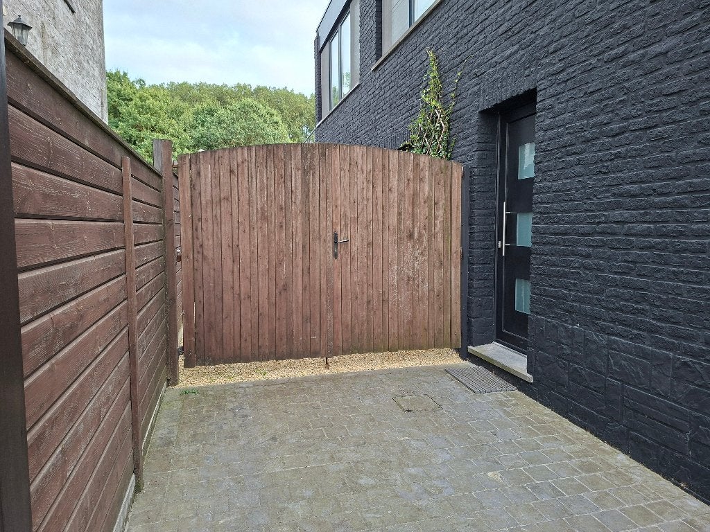 houten tuinpoort, Tuin en Terras, Ophalen, Gebruikt, 200 cm of meer, Hout