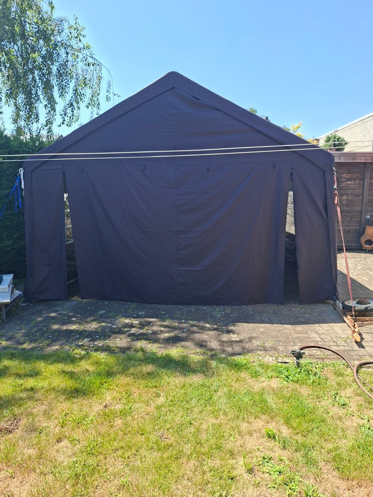 Partytent 8x4m, 3m hoog  In goede staat, slechts 3x gebruikt, Tuin en Terras, Partytenten, Ophalen, Gebruikt, Partytent, 2 meter of meer