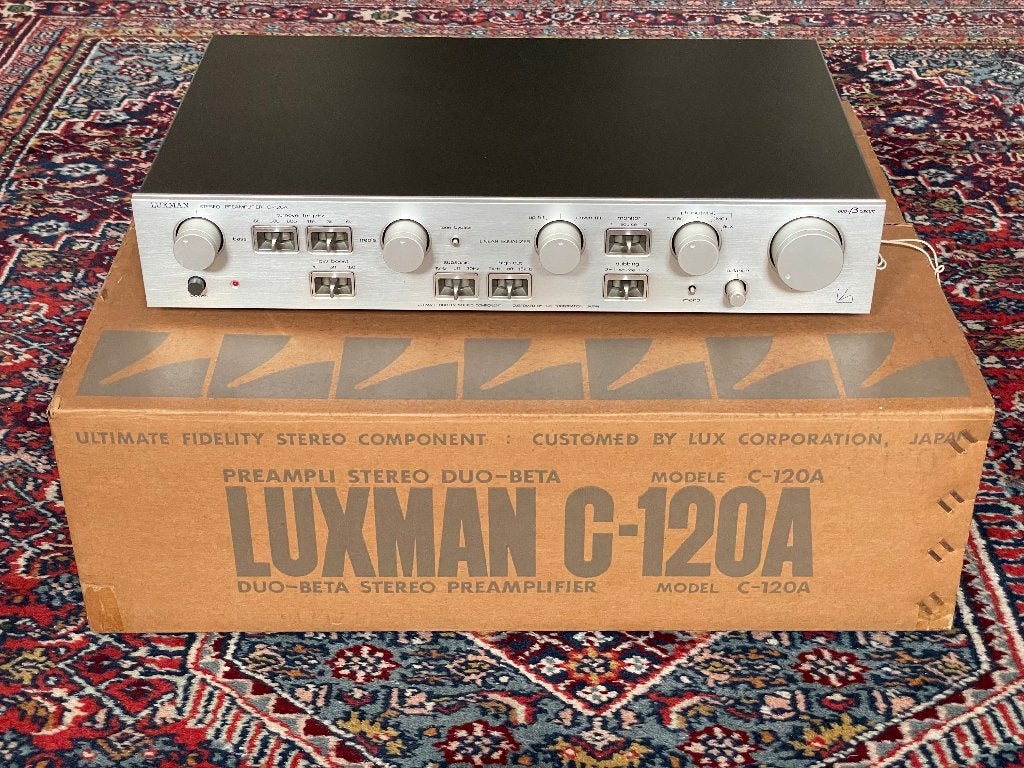 Luxman C-120A Stereo Preamplifier, TV, Hi-fi & Vidéo, Amplificateurs & Ampli-syntoniseurs, Enlèvement, Comme neuf, Stéréo, Autres marques