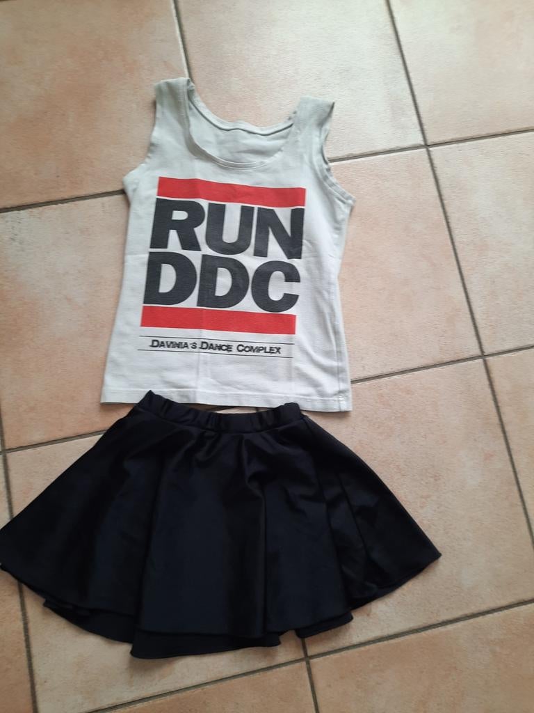 Danssetje van DDC maat 128, Ophalen, Gebruikt, Meisje, Sport- of Zwemkleding