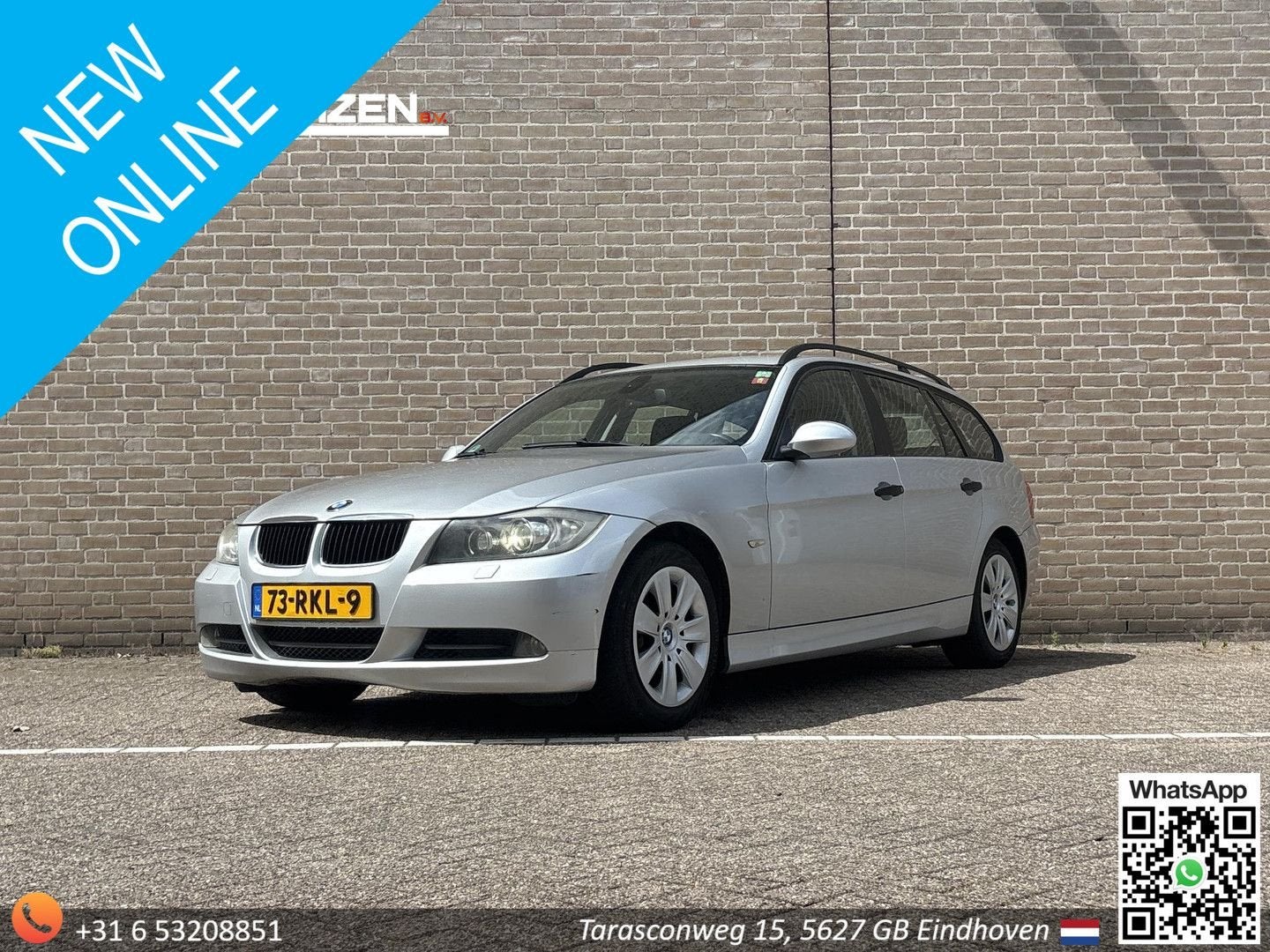BMW 320 3-serie Touring 320i | € 1.450,- NETTO! | Climate |, Autos, Argent ou Gris, Achat, Entreprise, Boîte manuelle