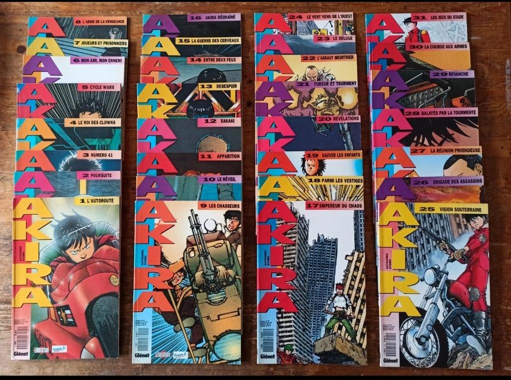 Manga Akira 1ère édition (complète), Ophalen, Gelezen