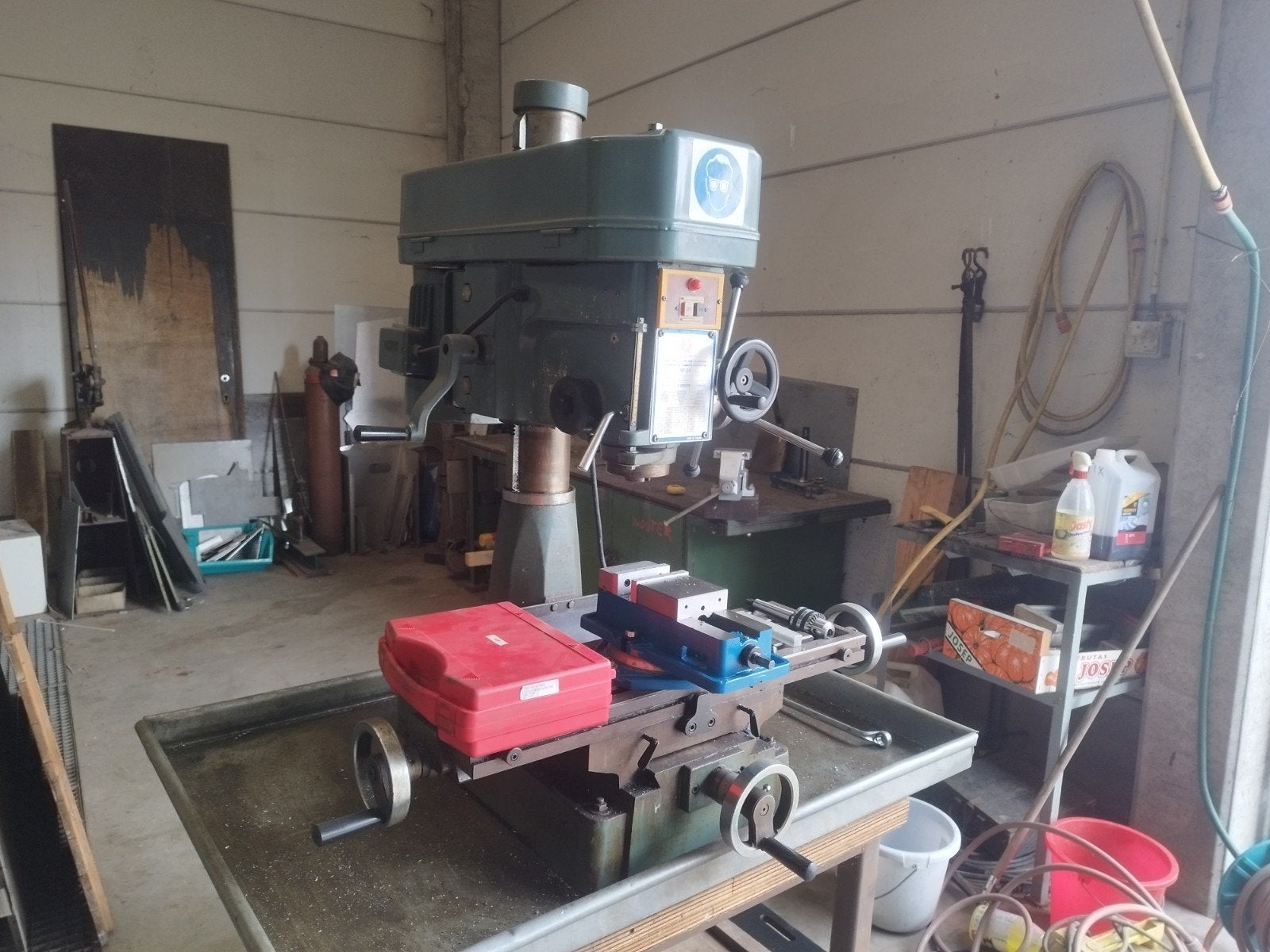 kolomboor- freesmachine Rong Fu RF30, Ophalen