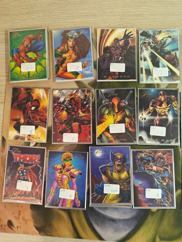 Marvel kaarten, Ophalen