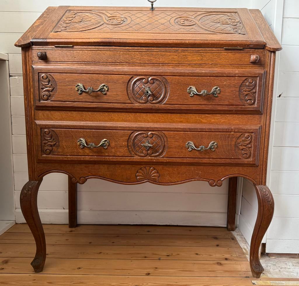 Vintage secretaire, Ophalen, Gebruikt