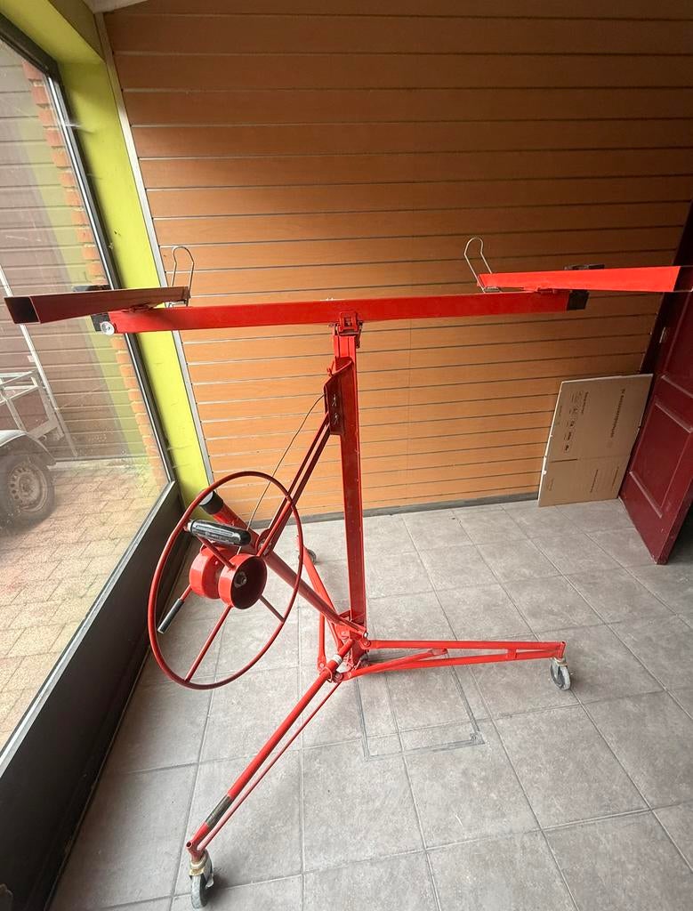 Te huur: Gipsplatenlift / Plaatlift, Ophalen, Zo goed als nieuw