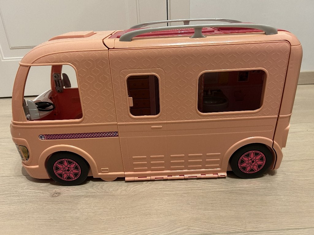 Barbie camper, Ophalen of Verzenden, Gebruikt, Accessoires