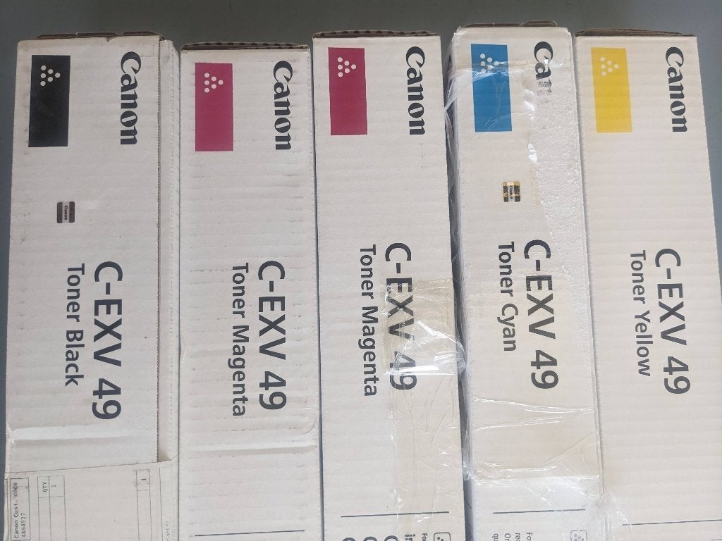 Inkttoners voor Canon pakket (C- EXV 49), Ophalen, Nieuw, Toner, Canon