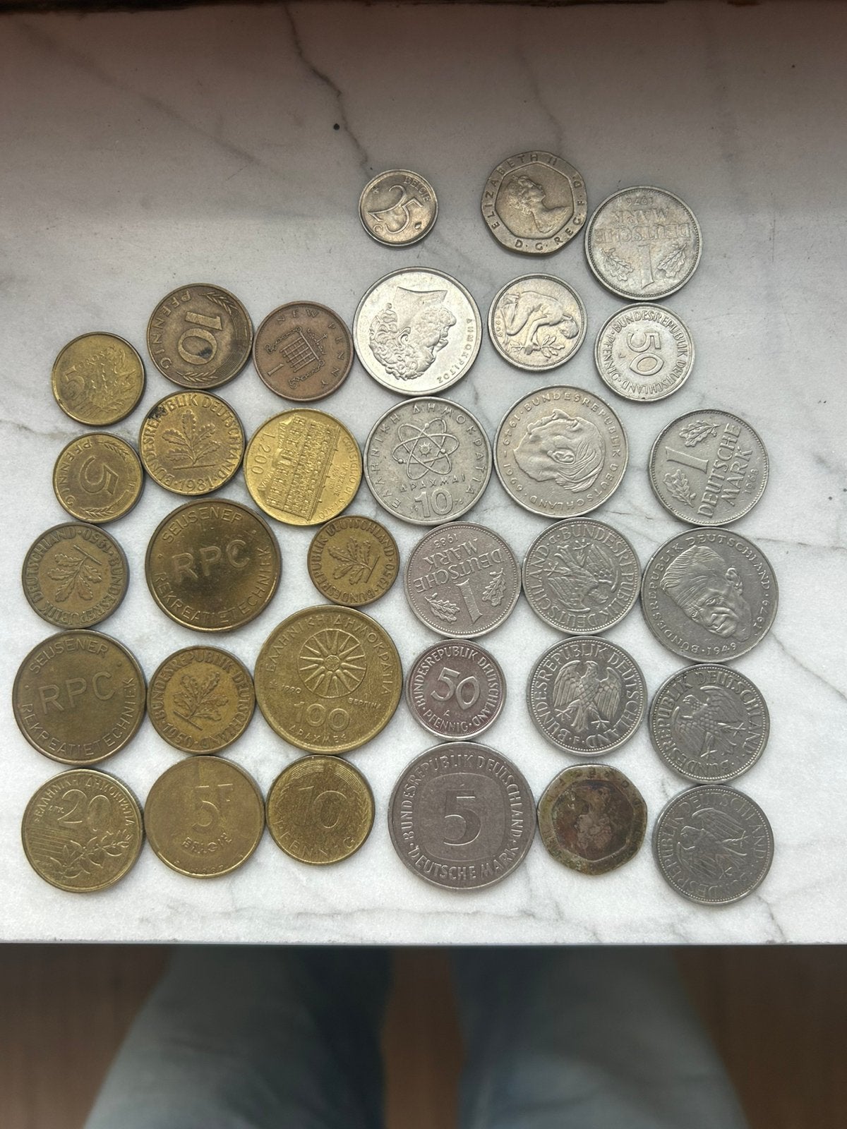 33 verschillende munten, Ophalen of Verzenden, Munten