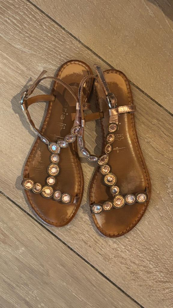 Platte sandaaltjes (40) TAMARIS, Kleding | Dames, Ophalen, Gedragen, Overige kleuren