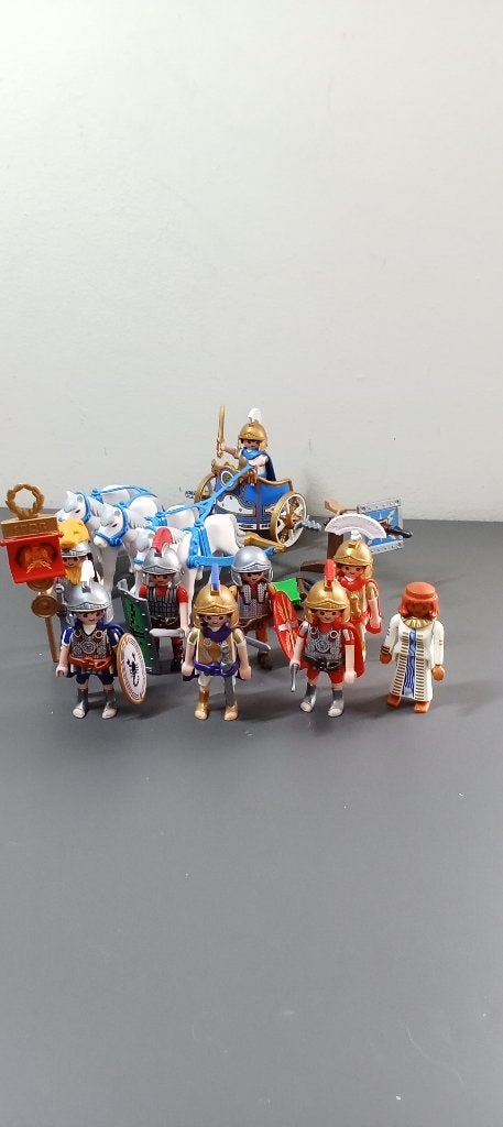 Lot Romains avec Baliste Playmobil, Historique, Enlèvement ou Envoi, Comme neuf, Kit complet