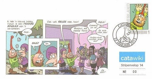 Catawiki Stripenvelop 14 (gewoon): Peer de plintkabouter, Neuf, Marq van Broekhoven, Une BD, Enlèvement