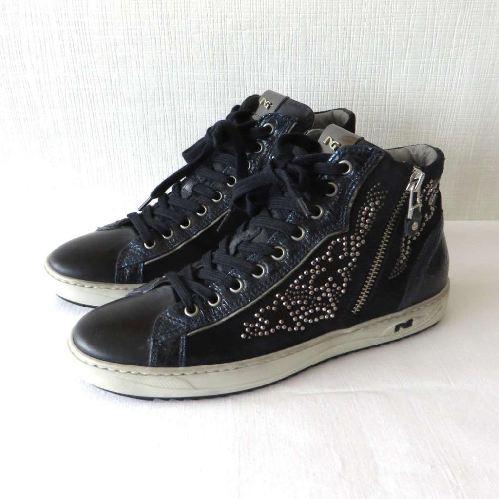 Nero Giardini hoge sneakers, blauw, maat 36, Enlèvement ou Envoi, Sneakers et Baskets, Nero giardini, Porté