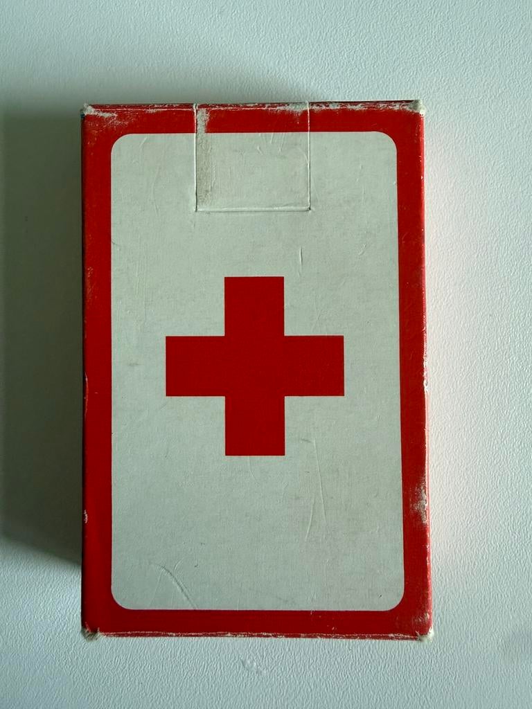 Vintage EHBO / Rode Kruis Speelkaarten - Collectible Deck, Ophalen of Verzenden, Zo goed als nieuw, Speelkaart(en)