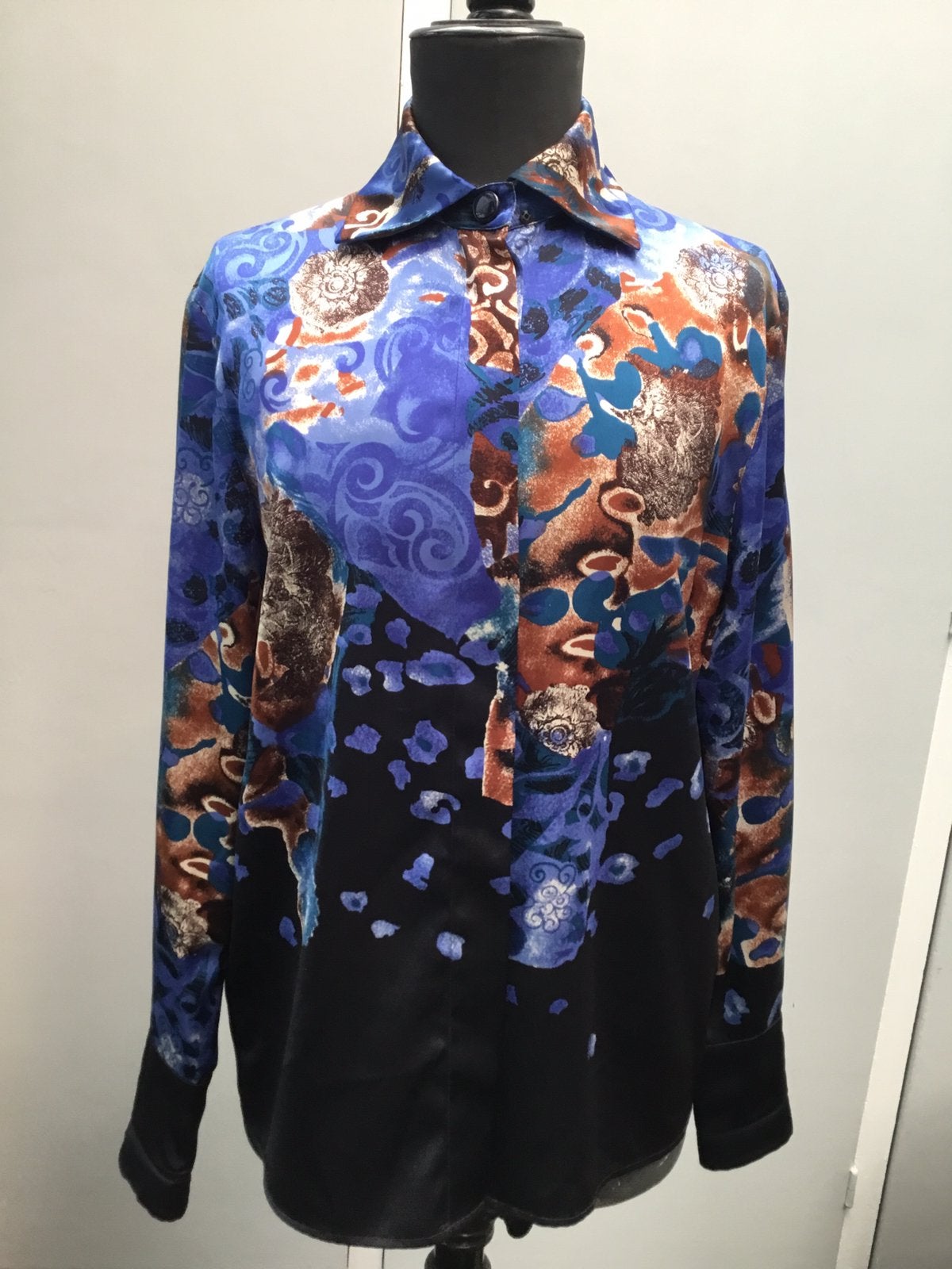 Blouse met print Louis Féraud, Ophalen of Verzenden, Zo goed als nieuw, Maat 38/40 (M)